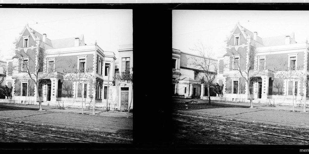 Casa de la Sra. Morla, Alameda, Santiago, 1906
