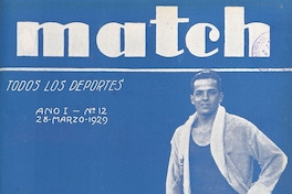 Match: año 1, número 12, 28 de marzo de 1929