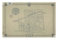 Plano de la ciudad de San Bernardo con la numeración oficial de manzanas [material cartográfico] : de la Asociación Chilena de Aseguradores contra Incendios.