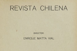 Revista chilena : tomo III, número 12, 1918