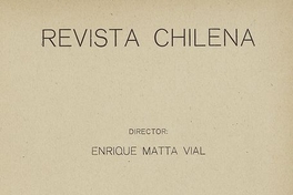 Revista chilena : tomo IV, número 14, 1918
