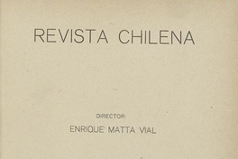 Revista Chilena. Año 3, número 26, octubre de 1919