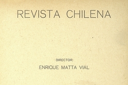 Revista Chilena. Año 3, número 31, mayo de 1920