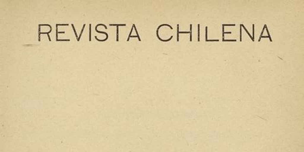 Revista chilena: tomo XIV, número 53, julio de 1922