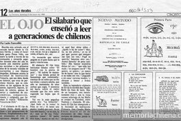 El ojo, el silabario que enseñó a leer a generaciones de chilenos
