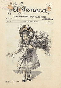 Portada de El Peneca: año 1, número 7, 4 de enero de 1909