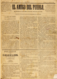 El Amigo del Pueblo. Año I, número 1, (1 abril 1850)
