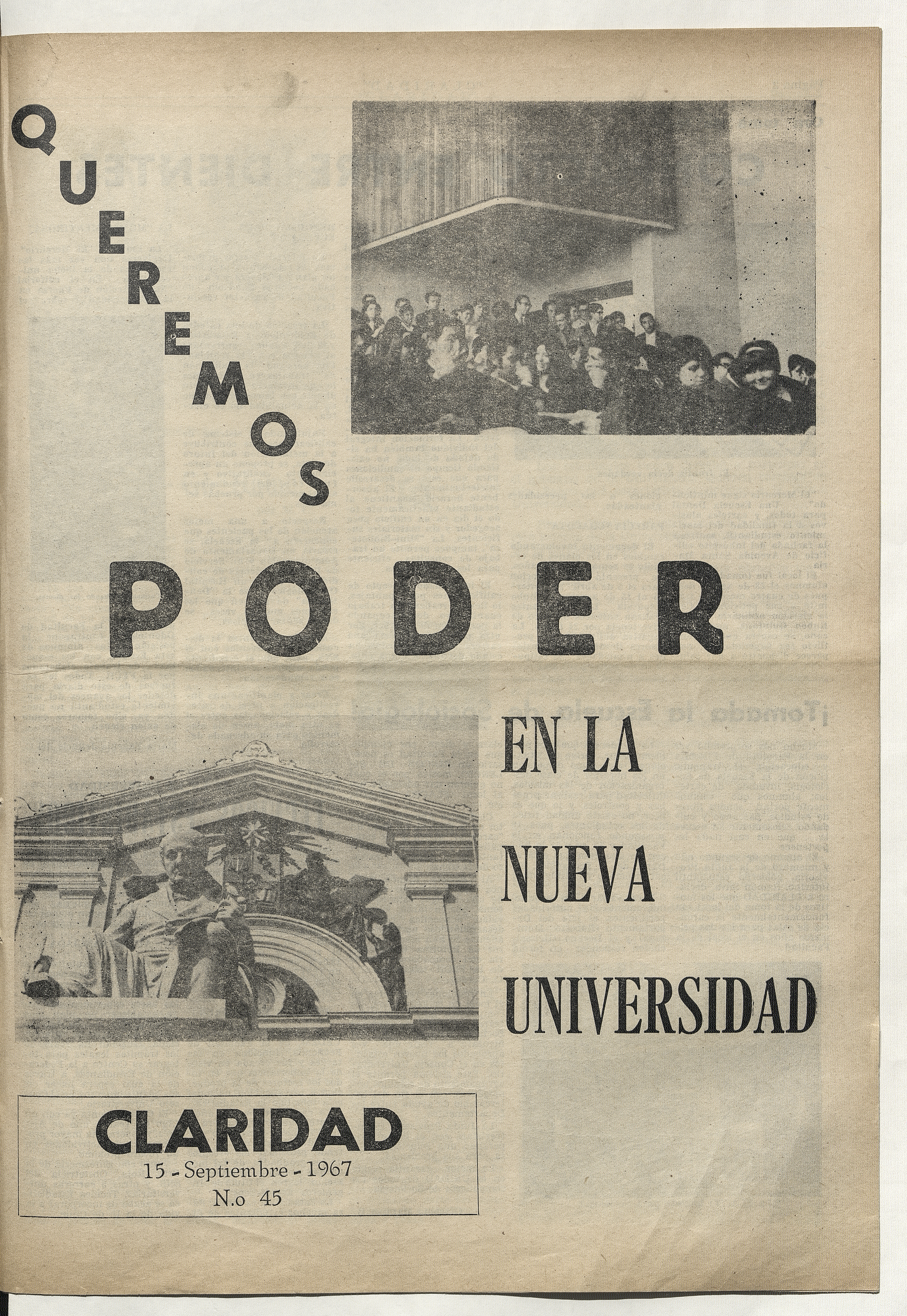 Claridad, número 45, 1967