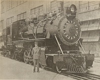 Locomotora “Presidente Ríos”, construida íntegramente en la Maestranza San Bernardo