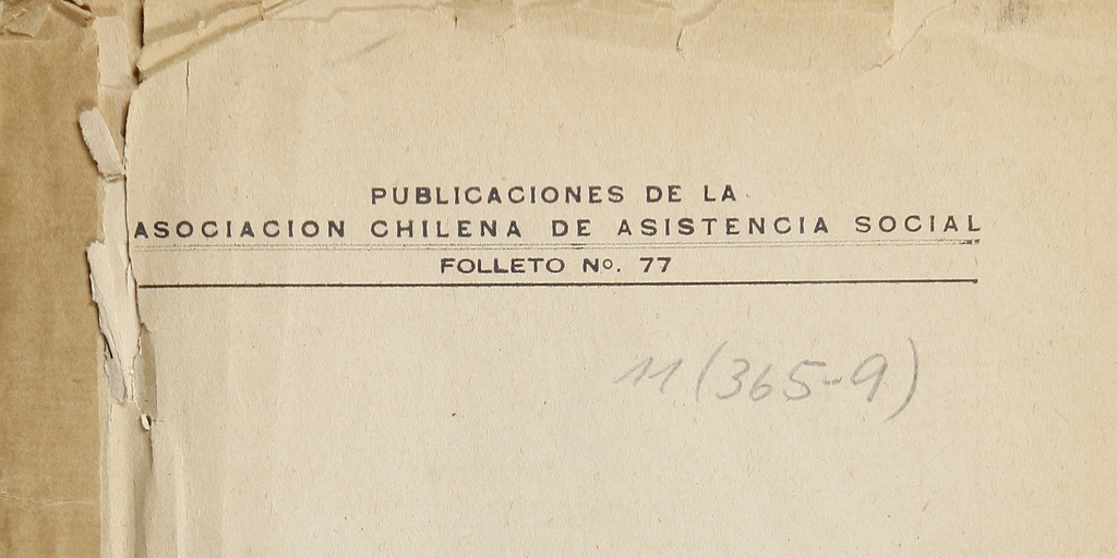 Memoria de la Casa de Socorro de Puente Alto, correspondiente al año 1937
