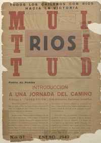 Multitud. Año IV, número 37, enero de 1942