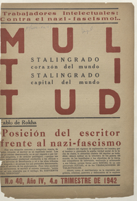 Multitud. Año IV, número 40, cuarto trimestre de 1942