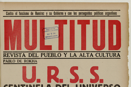 Multitud. Año 5, números 53-54, 6 de noviembre de 1943