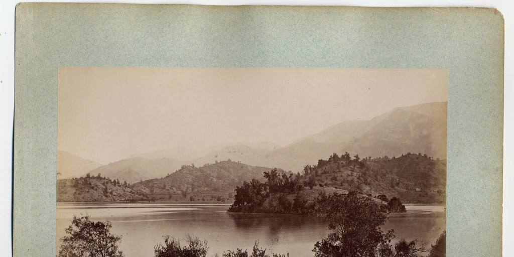 Laguna de Aculeo, hacia 1900