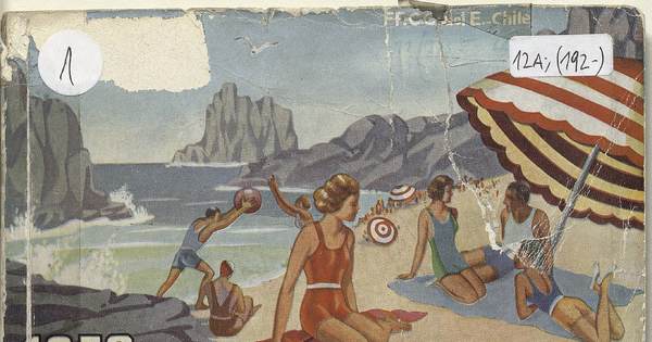 Portada Guía del Veraneante, 1938