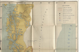 Mapa desde Golfo de Penas a Isla Londonen