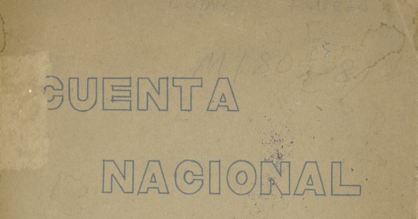 Cuenta nacional: 1962-1965.