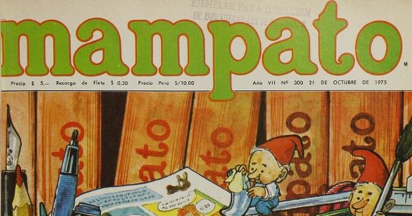 "Cómo se hace la historieta Mampato", Mampato, (300): 42-46, 21 de octubre, 1975.