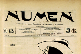 Numen. Año 1, número 5, 20 de diciembre de 1918