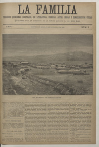 Portada de La Familia: año I, número 9, 15 de diciembre de 1890