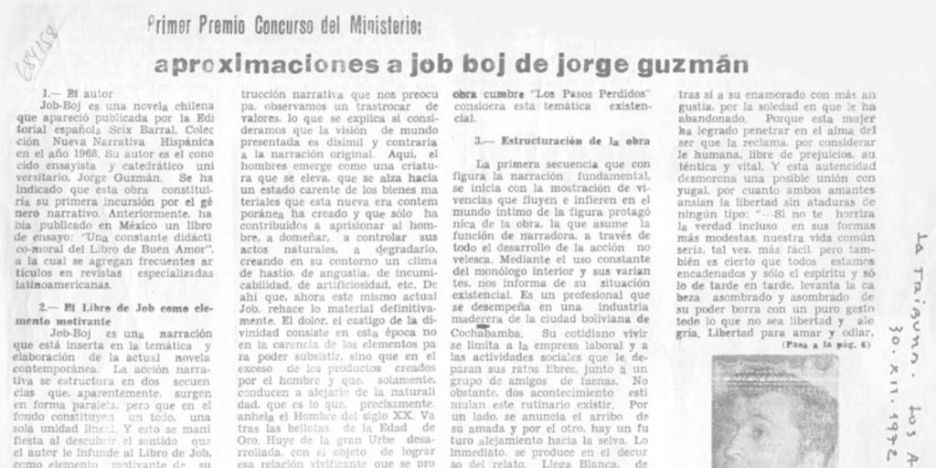 Aproximaciones a Job-Boj de Jorge Guzmán