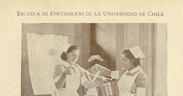 Alumnas Escuela de Enfermeras de la Universidad de Chile, 1938Imagen Inferior, p. 484En Revista de Asistencia Social T.VII, (4), diciembre 1938
