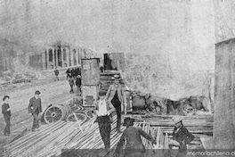 El malecón en llamas. Huelga del 16 de mayo de 1903
