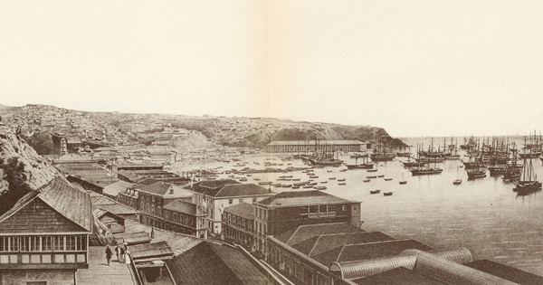 Puerto de Valparaíso, hacia 1851