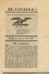 El Canalla : n° 4, 20 de febrero de 1828