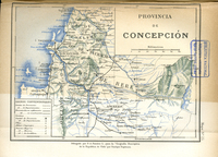 Provincia de Concepción, hacia 1885