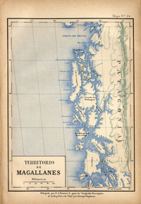 Territorio de Magallanes, hacia 1885