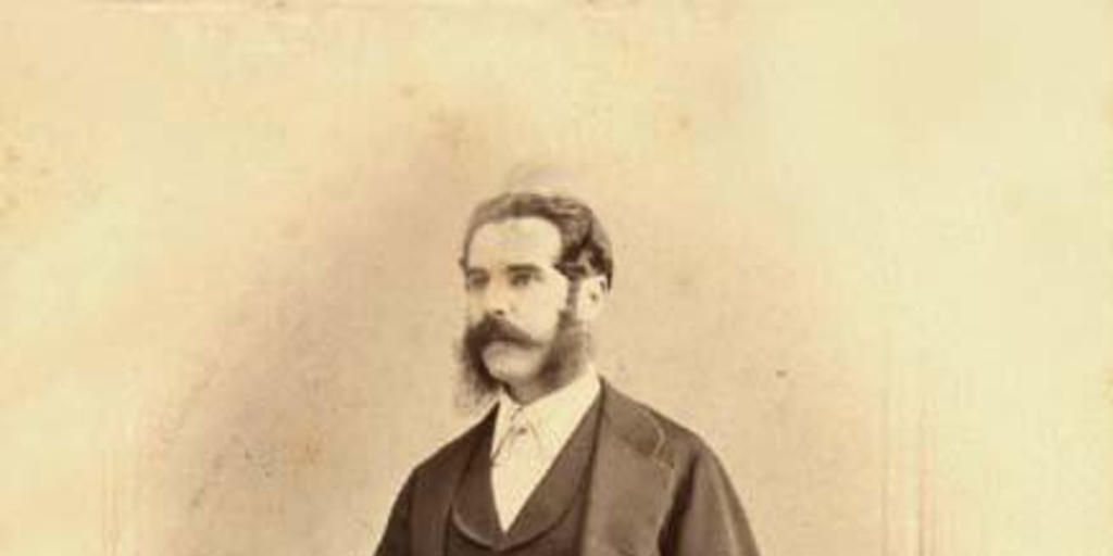 Guillermo Feliú Gana, padre de Guillermo Feliú Cruz, hacia 1895