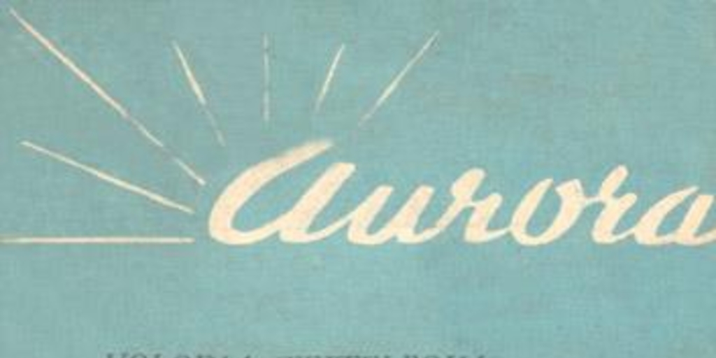 Aurora Nº 2, diciembre de 1954