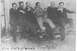 Cayetano Gutiérrez, Juan Francisco González (hijo), Julio Cordero, Alberto Rojas Jiménez, Alfonso Reyes Meza y Oreste Plath.
