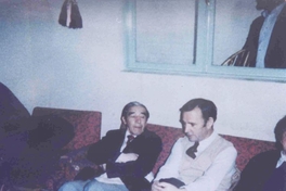 Jorge Teillier junto a Rolando Cárdenas