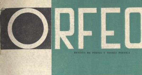 Orfeo : revista de poesía y teoría poética : nº 11-12
