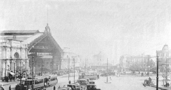 Estación Central, hacia 1920