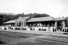 Estación de San Antonio, hacia 1910