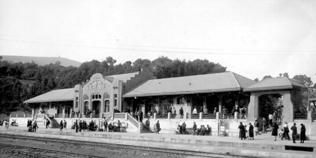 Estación de San Antonio, hacia 1910