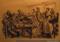 Taberna en Punta Arenas, hacia 1894