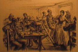 Taberna en Punta Arenas, hacia 1894
