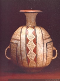 Aríbalo : cultura Diaguita-Inka : Fase III (1470-1536 d.C.)