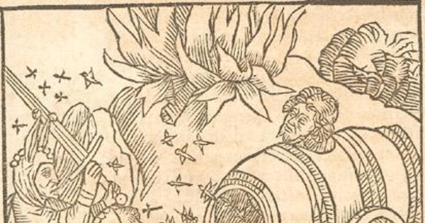 Exilio forzoso, grabado del siglo XV