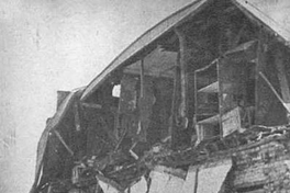 Chillán reducido a escombros tras el terremoto de 1939