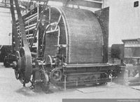 Compañía Chilena de Fósforos, máquina encabezadora de fósforos, Talca, 1933