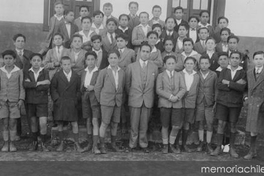 Alumnos de una escuela primaria, 1929