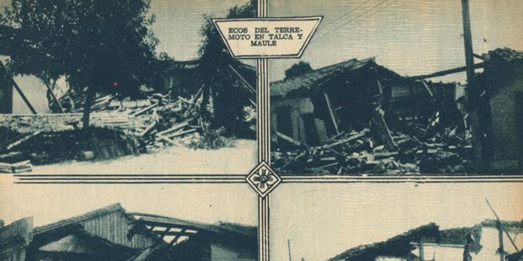 Ecos del terremoto en Talca y Maule el 1 de diciembre de 1928