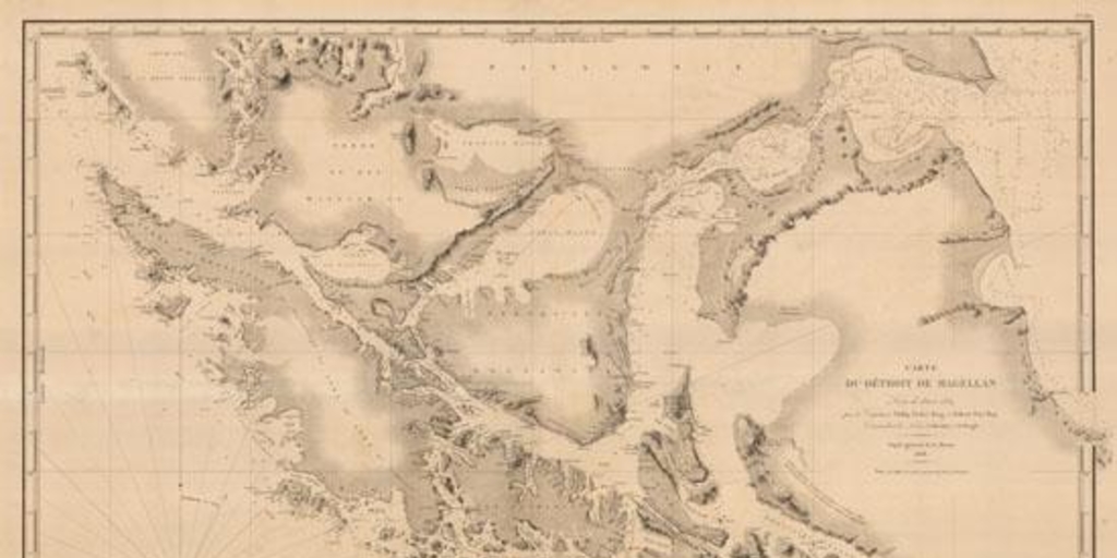 Carte du Détroit de Magellan, 1838