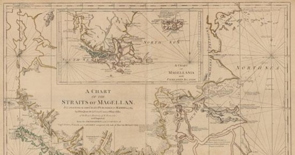 A chart of the Straits of Magellan, 1775