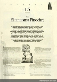El fantasma Pinochet